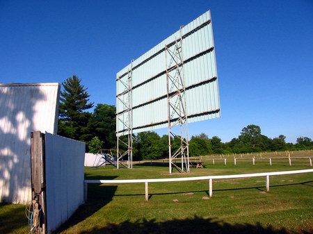 Sunset Auto Theatre - Another Screen Pic - Photo From Water Winter Wonderland